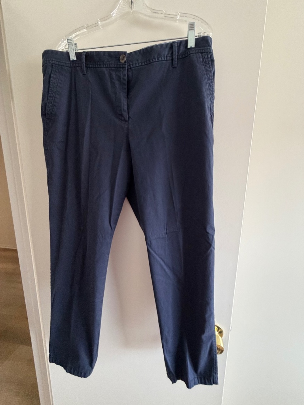 Talbots Navy Relaxed Chinos